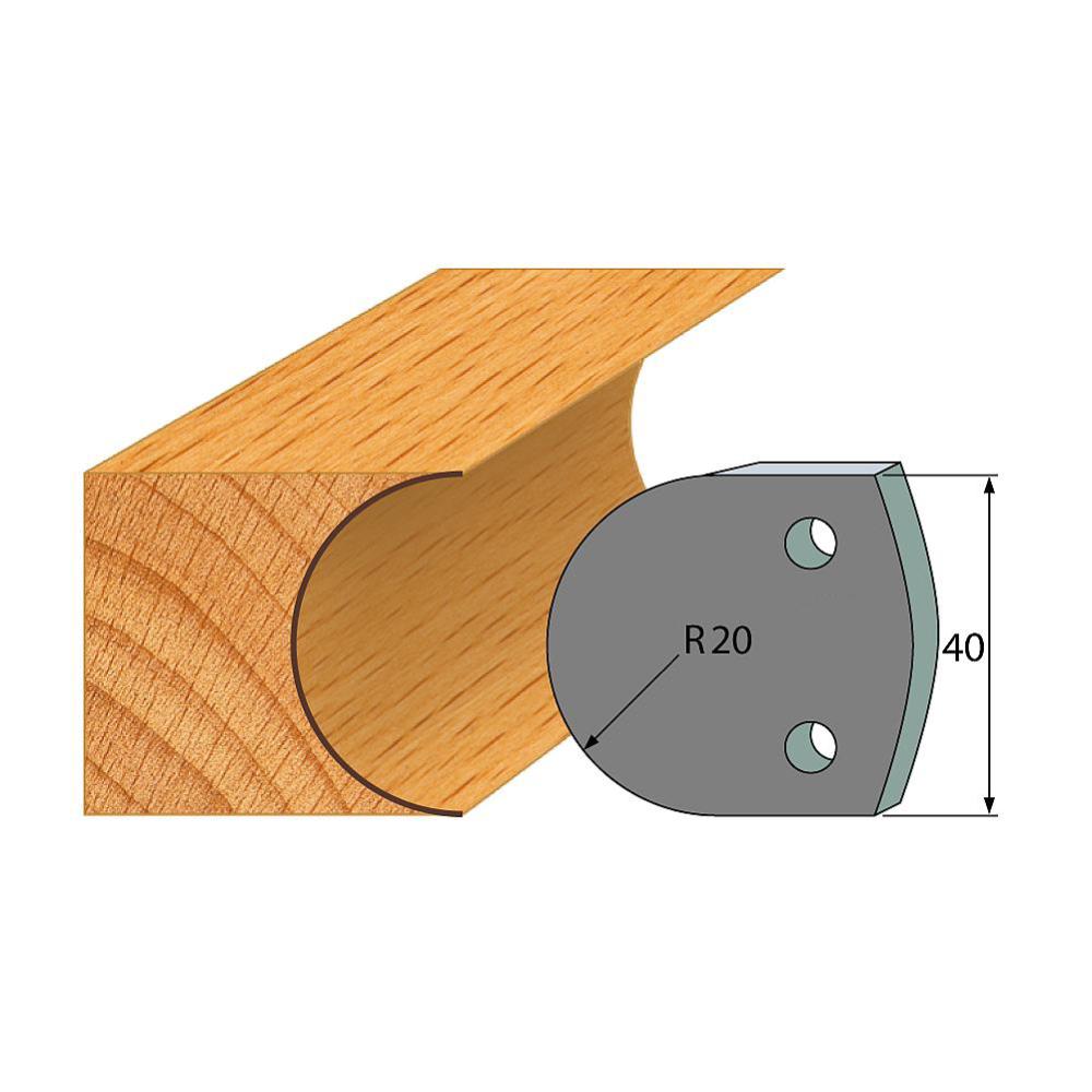 Profil 131 - Abweiser-Paar 40×4 mm SP-1 Profil 131 - Abweiser-Paar 40×4 mm SP -1