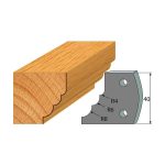 Profil 132 - Abweiser-Paar 40×4 mm SP -1