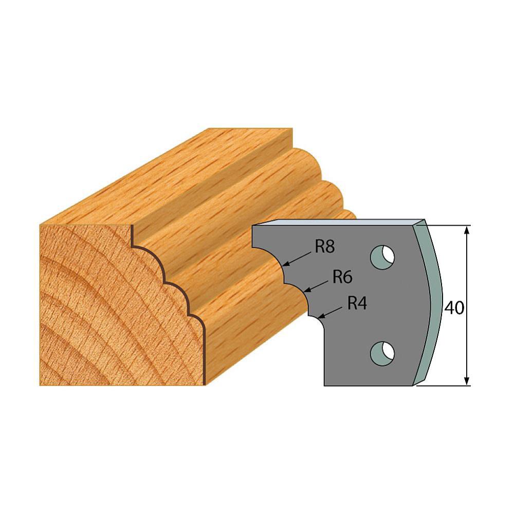 Profil 133 - Abweiser-Paar 40×4 mm SP-1 Profil 133 - Abweiser-Paar 40×4 mm SP -1