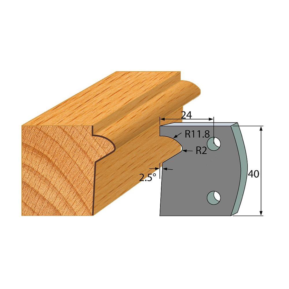Profil 135 - Abweiser-Paar 40×4 mm SP-1 Profil 135 - Abweiser-Paar 40×4 mm SP -1