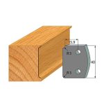 Profil 170 - Abweiser-Paar 40×4 mm SP -1
