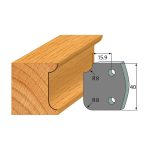 Profil 174 - Abweiser-Paar 40×4 mm SP -1