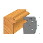 Profil 516 - Abweiser-Paar 50×4 mm SP -1
