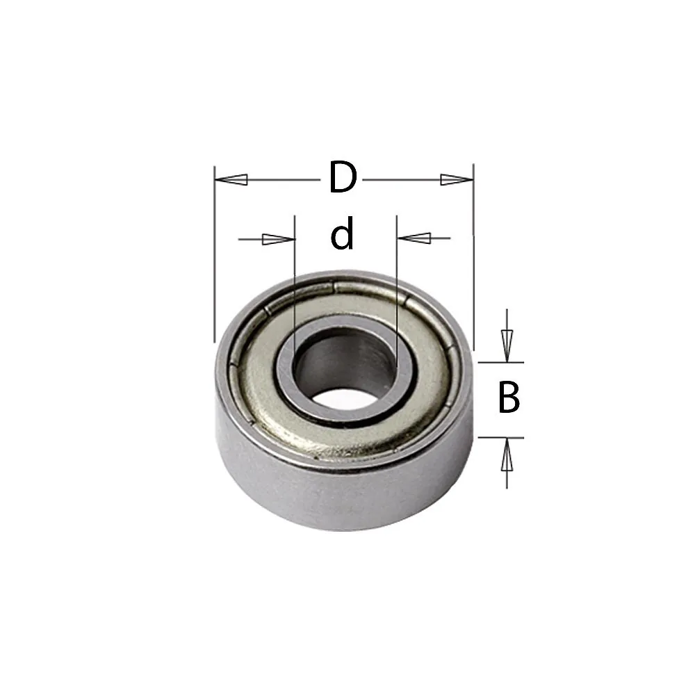 Lagerung des Fräskopfes - D62 d30 B18 -3