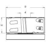 F603 Falzmesserkopf ziehender Schnitt MAN - D125x50 d30 Z4 V4 ALU -5
