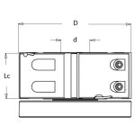 F608 Falzmesserkopf gerader Schnitt MAN - D125x30 d30 Z4 V4 ALU -5