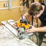 Schablone für Arbeitsplatten-Verbindungen 650 mm -2