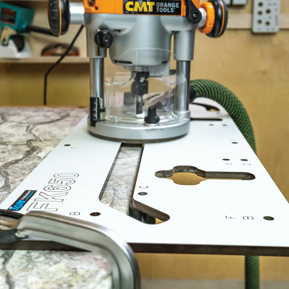 Schablone für Arbeitsplatten-Verbindungen 650 mm -6