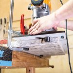 Schablone für Arbeitsplatten-Verbindungen 650 mm -8