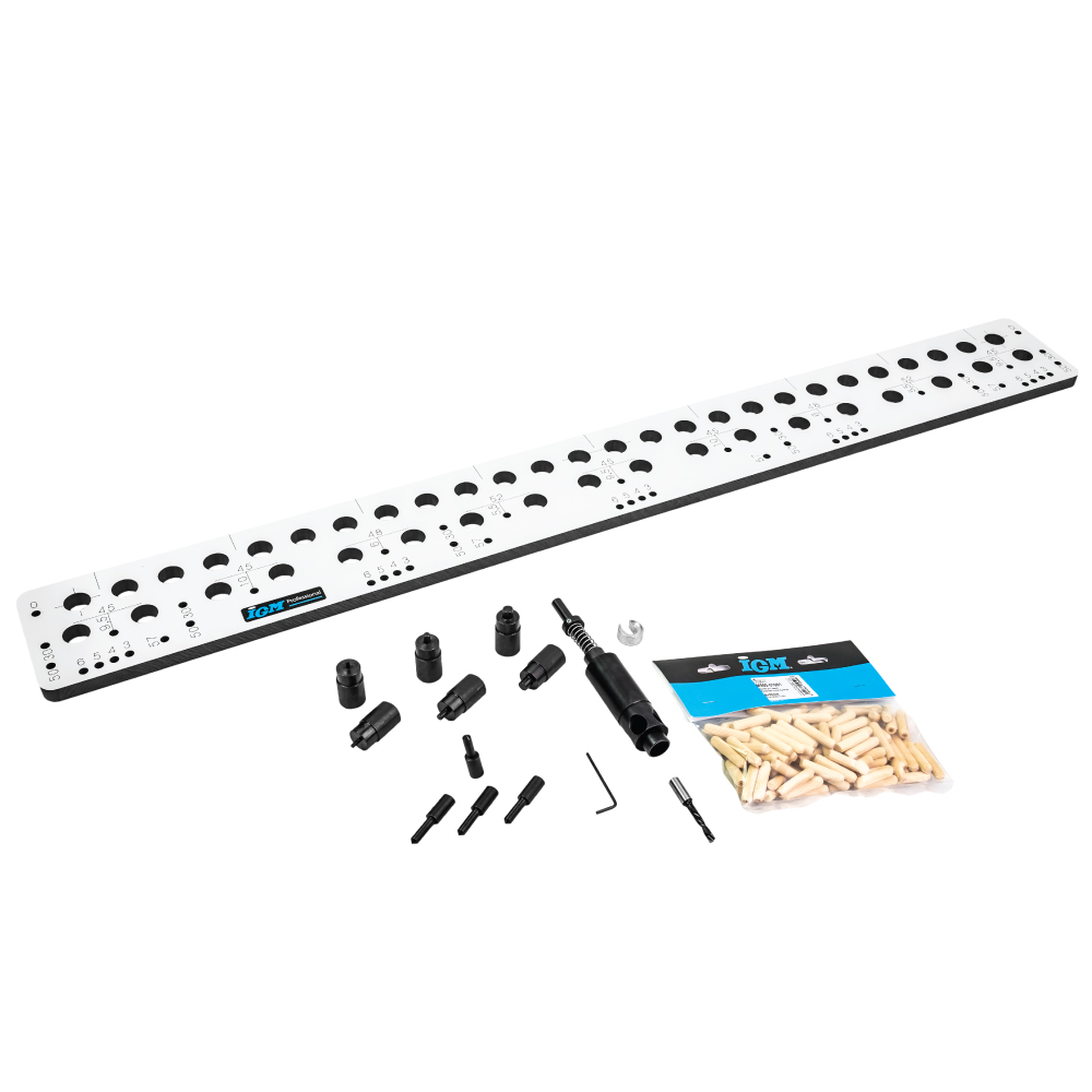 FKP900 Reihenbohrlochsystem 900 mm + GRATIS 100 St. Runddübeln 8x35-1 FKP900 Reihenbohrlochsystem 900 mm + GRATIS 100 St. Runddübeln 8x35 -1