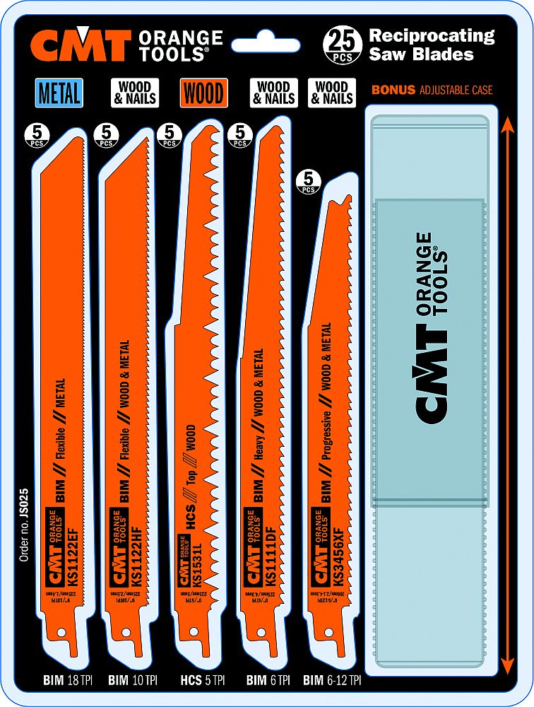 CMT Säbelsägeblatt-Satz, 25-tlg-1 CMT Säbelsägeblatt-Satz, 25-tlg -1