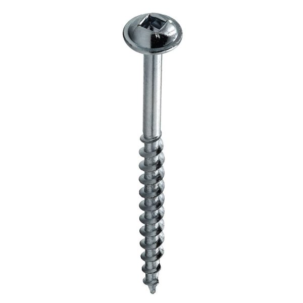 Pocket Hole Schrauben - 4,5x63mm, Grobgewinde, Tellerkopf, 100 Stk -1