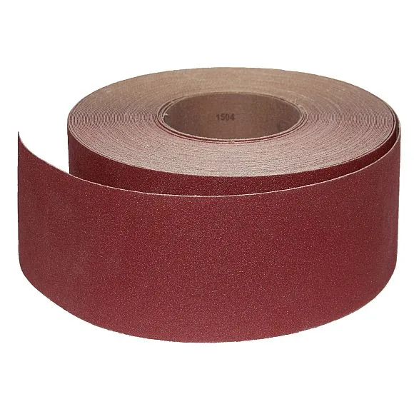 Schleifband, Schleifleinen Rolle 76 mm x 25 m, antistatisch - 100 Körnung-1 Schleifband, Schleifleinen Rolle 76 mm x 25 m, antistatisch - 100 Körnung -1
