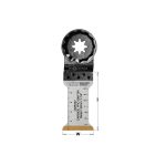 CMT Starlock Tauch- und Bündigschnitt BIM TiN mit langer Lebensdauer, für Metall - 32 mm -1