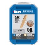 Kreg Standard Pocket-Hole Dübel - Eiche, 50 Stück -1