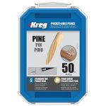 Kreg Standard Pocket-Hole Dübel - Kiefer, 50 Stück -1