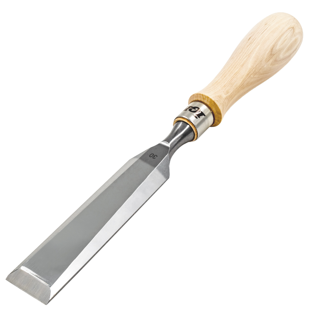 Flachholzmeißel mit Hainbuche-Griff - 30 mm-1 Flachholzmeißel mit Hainbuche-Griff - 30 mm -1