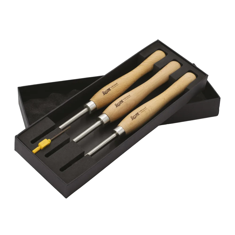 Drechselmesser Set mit Wechselklingen 3 Stk -3