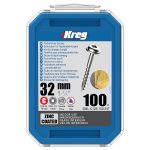 Kreg Verzinkt Maxi-Loc Pocket-Hole Schrauben - 32 mm, grobgewinde, 100 Stück -1