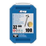 Kreg Edelstahl Maxi-Loc Pocket-Hole Schrauben - 32 mm, grobgewinde, 100 Stück -1