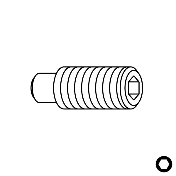 Schraube STEI Pin - M6x16mm -1