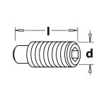 Schraube STEI Pin - M8x12 -2