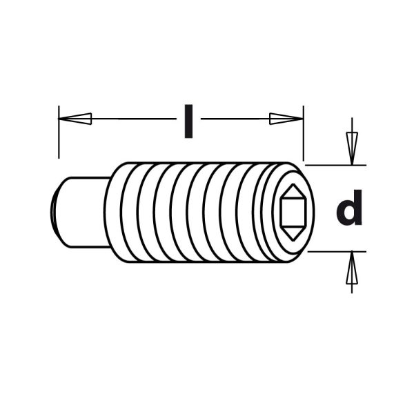 Schraube STEI Pin - M8x16 CMT -2