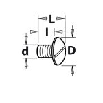 Schraube TBPIC - M3x5x7 D8 -2