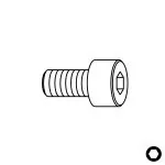 Schraube für Lager - 1-8W x 1-2 -1
