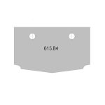 Profilmesser B4 HWM für Fräserkörper C615 -1