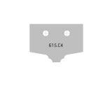 Profilmesser C4 HWM für Fräserkörper C615 -1