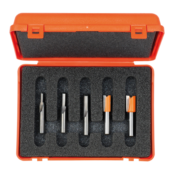 CMT 5-teilige Nutfräsersets - S=8 HW -1