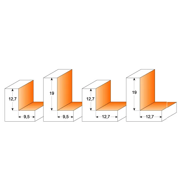 CMT C935 Falzfräser - H12,7 D34,9x12,7 S=12 HW -3