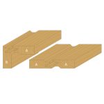 CMT C955 45°-Eckverbindungsfräser - D70x31,7 45° S=12 HW -3