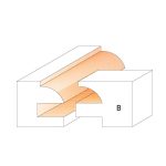 CMT C991 Fräsersets für Profile und Konterprofile - D44,4 T18-22 profile A S=8 -2