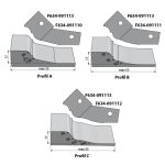 Profilmesser Typ C für F634 untere Ausführung -1