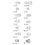 Schraube TCES - M8x25 -2