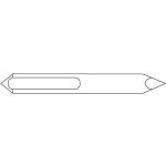 N040 Hartmetall-Wendeplatte - 35,5xd3 Holz+ -1