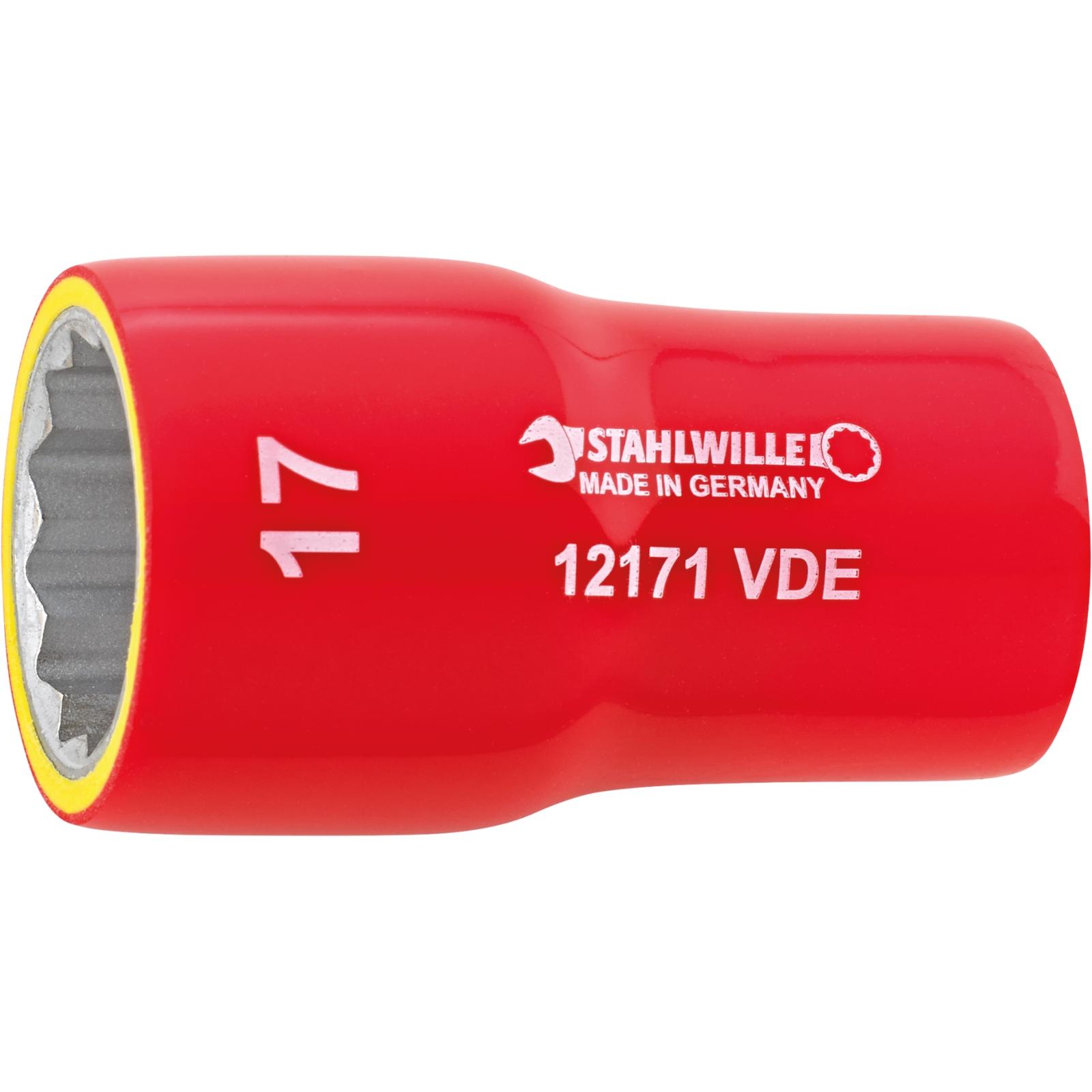 STAHLWILLE 3/8 " VDE-Steckschlüsseleinsatz SW 11mm L.45mm-1 main HighRes image