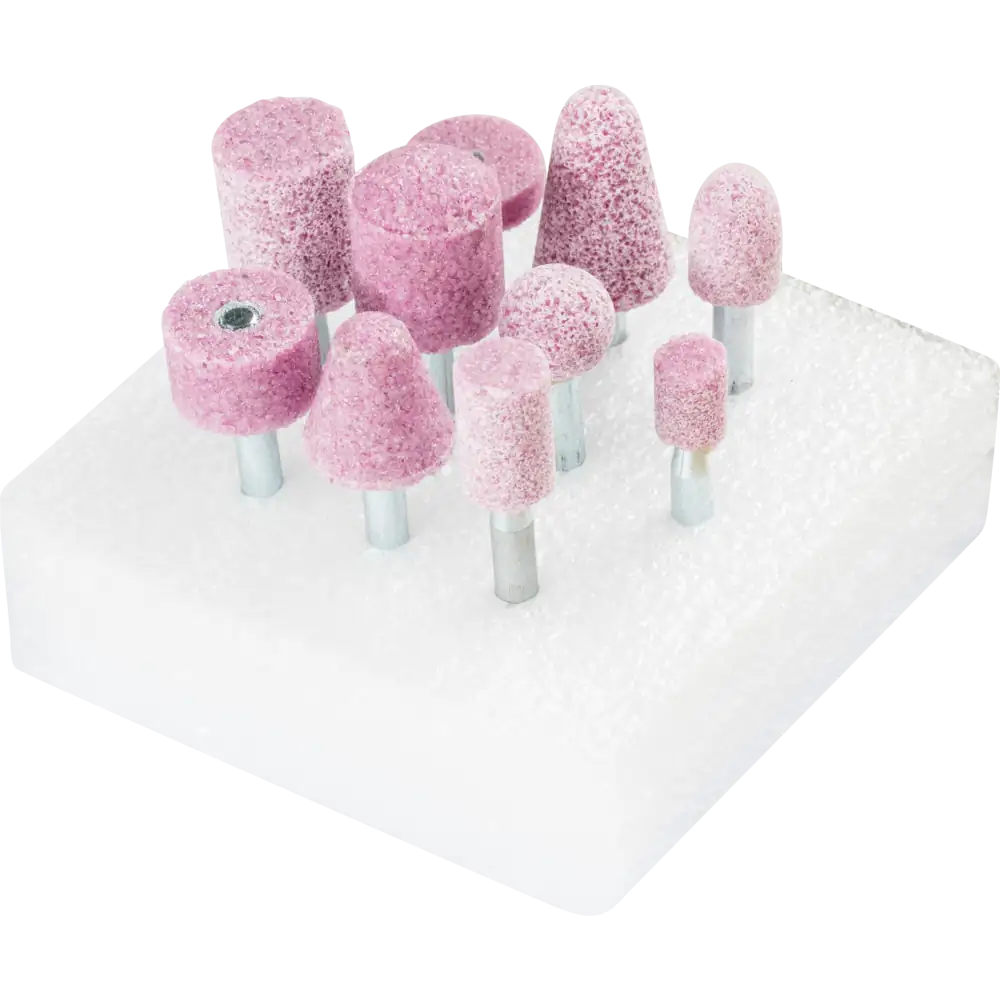 Pferd Tools PFERD TOOLS STEEL EDGE Schleifstift-Set 10-tlg. Schaft-Ø 6 mm A30 für Stahl- und Stahlguss-1 Product picture Primär-Darstellung