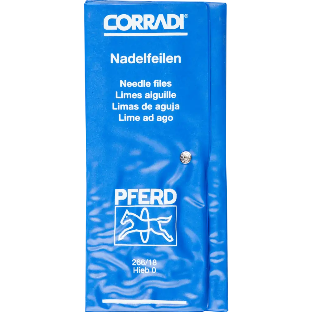 Pferd Tools PFERD TOOLS Präzisions-Nadelfeilen-Set 12-tlg. in Rolltasche 180mm Schweizer Hieb 0, grob-1 Product picture Primär-Darstellung