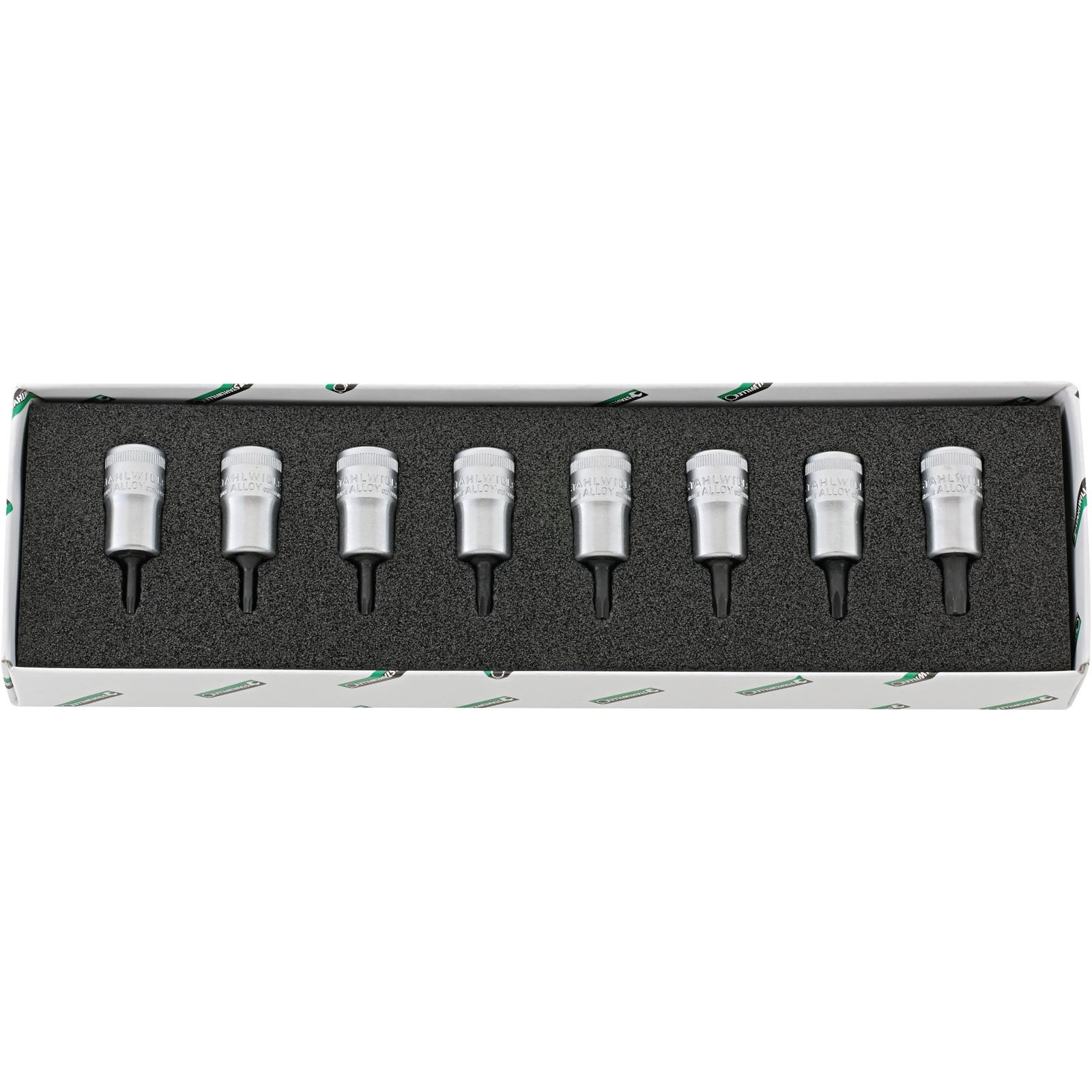 STAHLWILLE Satz Schraubendrehereinsätze TORX® 49TX/8 8 St.-1 main HighRes image