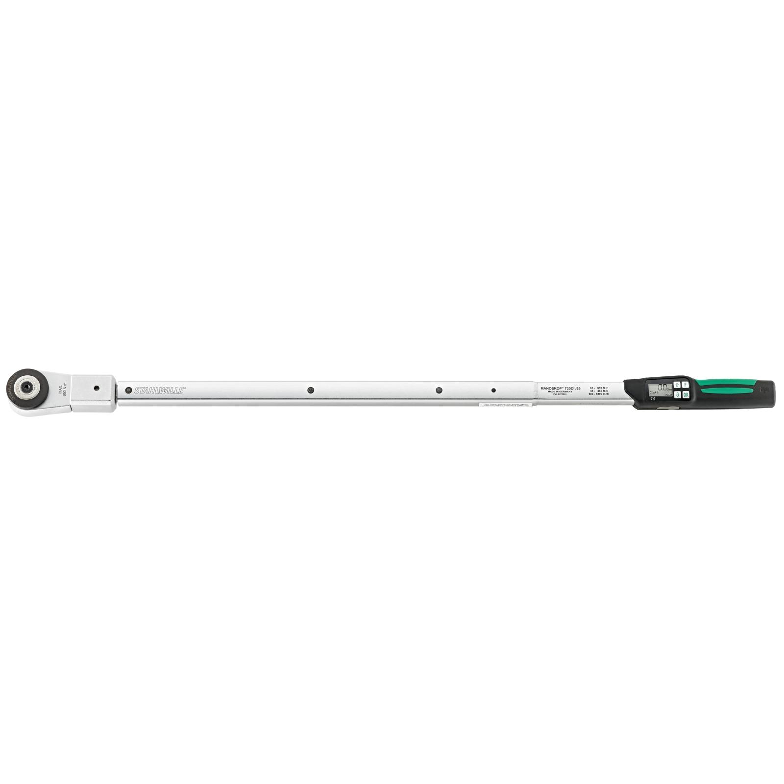 STAHLWILLE Elektronischer Drehmomentschlüssel Service/Serien MANOSKOP® 730DR 65-650N·m 3/4" L. 977mm-1 main HighRes image