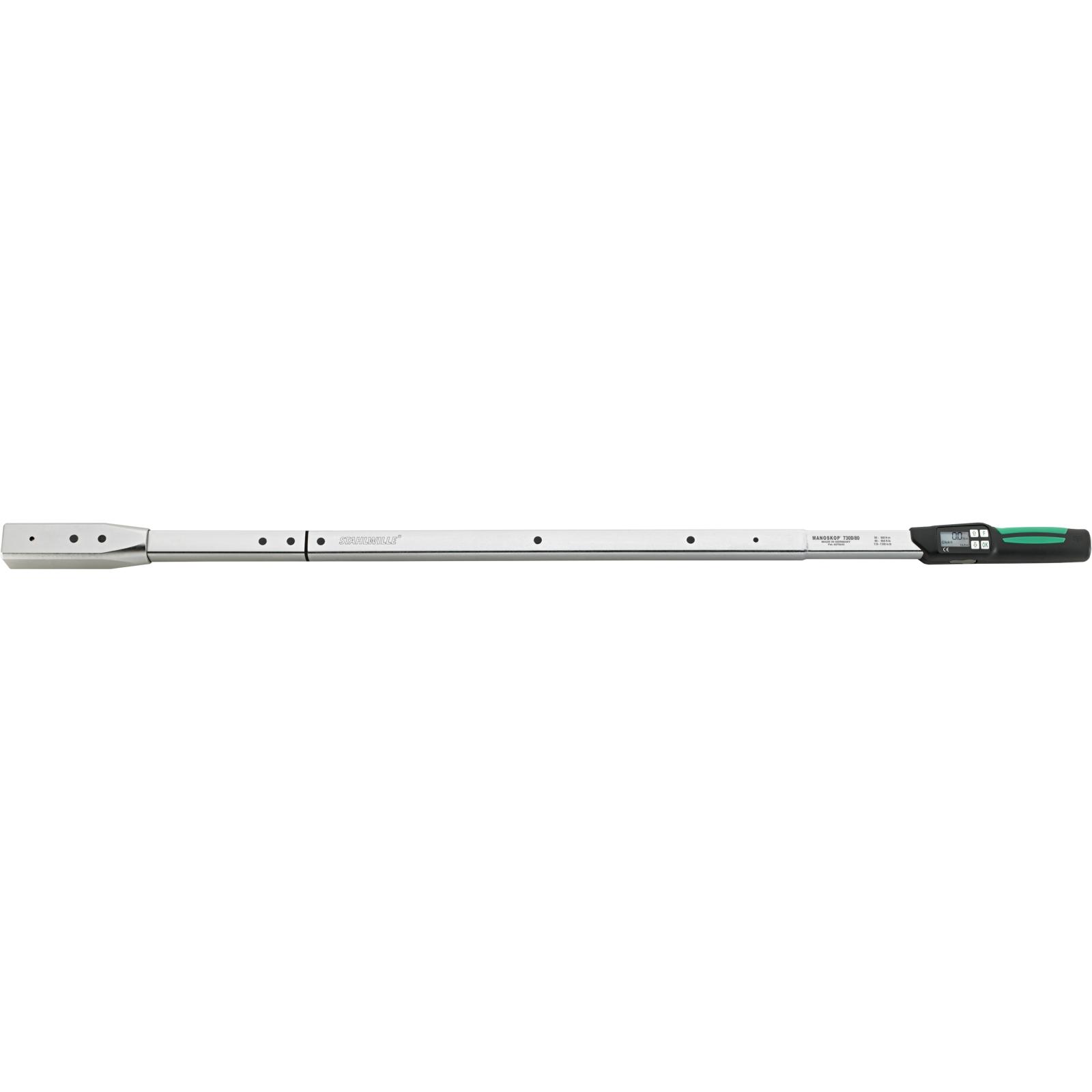 STAHLWILLE Elektronischer Drehmomentschlüssel MANOSKOP® 730D 80-800N·m 22 x 28 mm L. 1160mm-1 main HighRes image