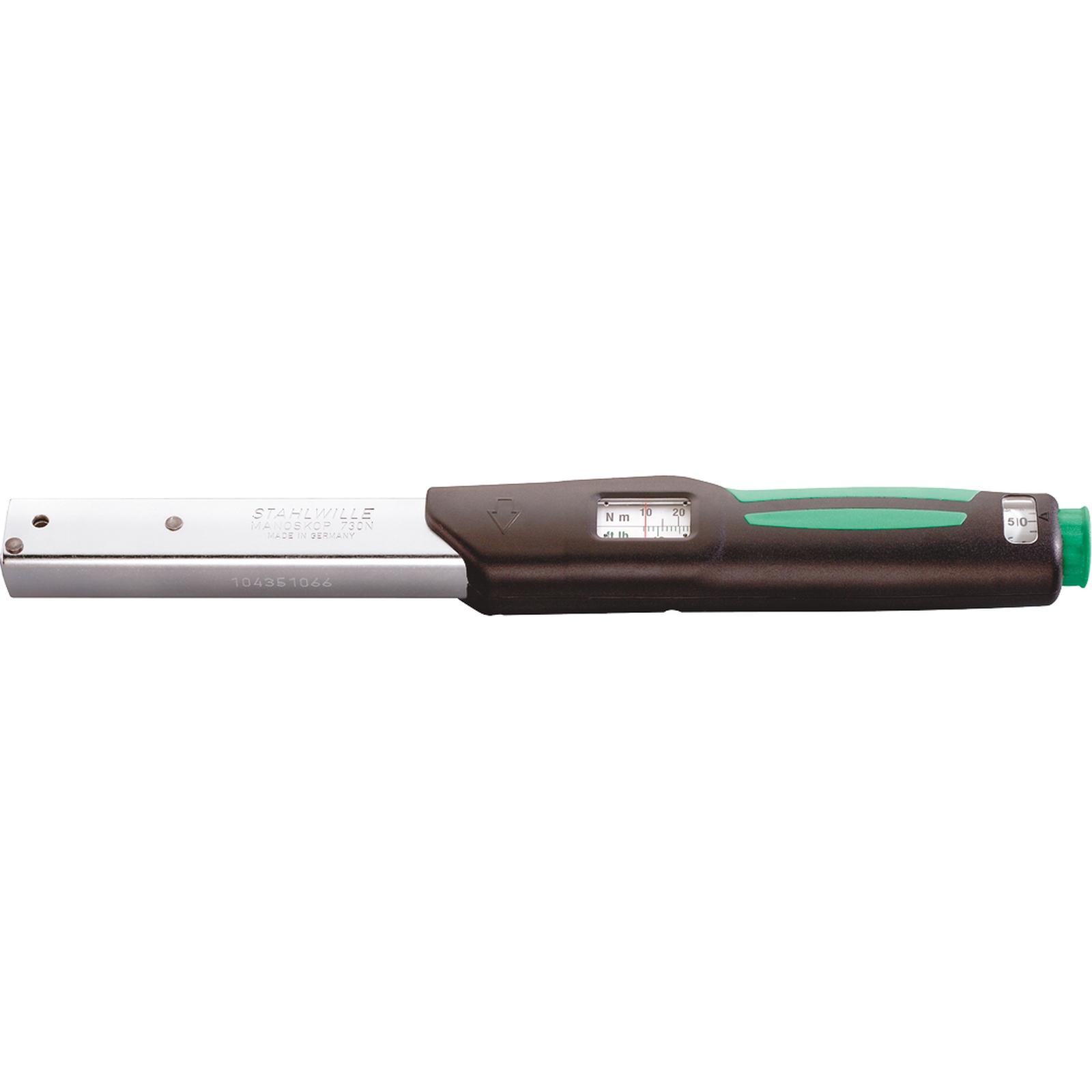 STAHLWILLE Drehmomentschlüssel MANOSKOP® 730Na 90-450in lb 9 x 12 mm L. 330mm-1 main HighRes image