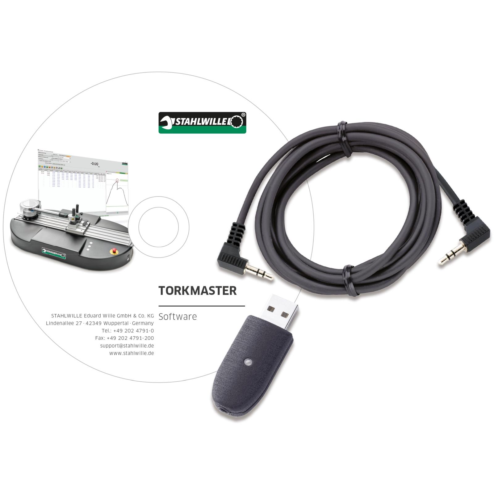 STAHLWILLE USB-Adapter u. Klinkensteckerkabel m.Software TorkMaster L. 1,5m-1 main HighRes image