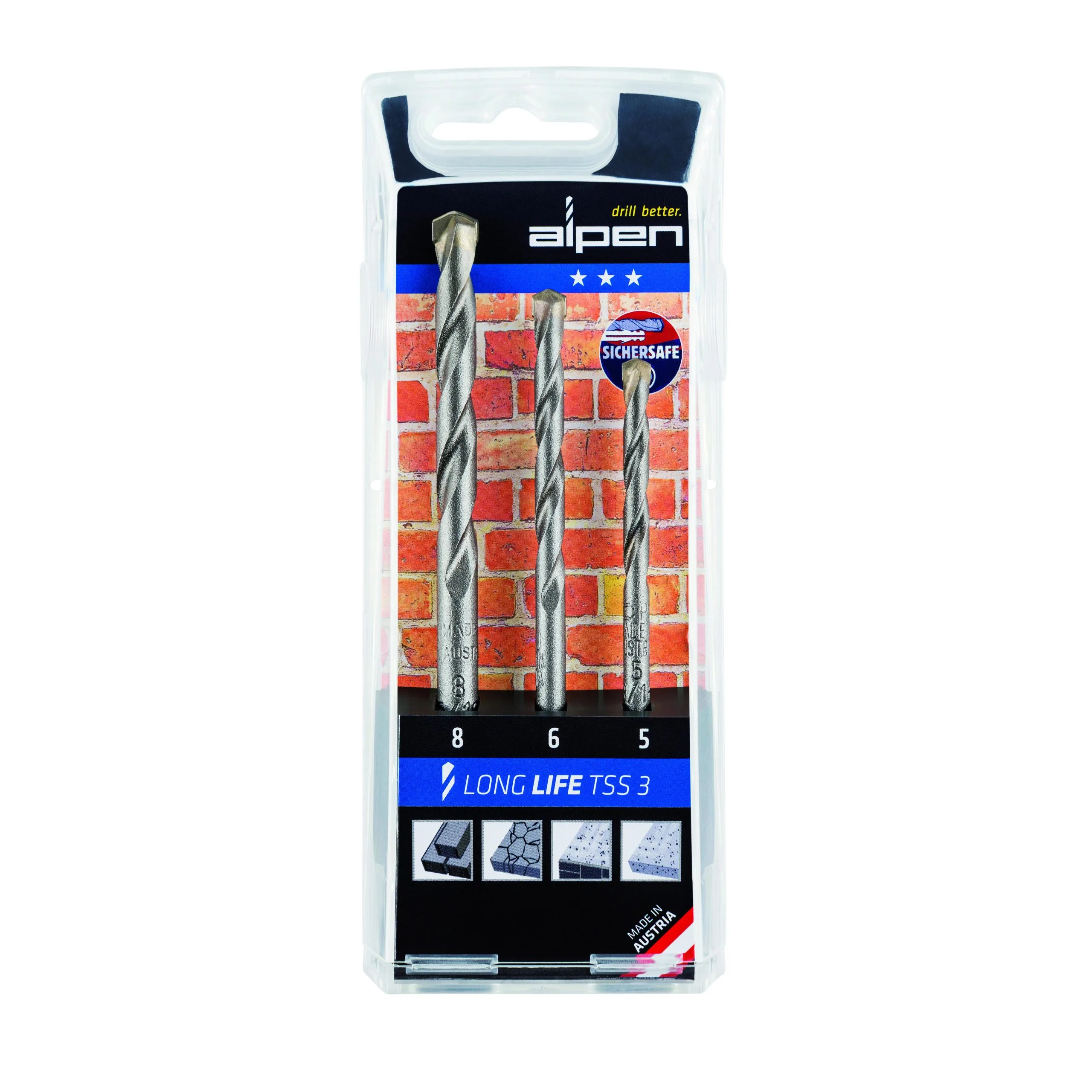 Alpen Drill Alpen TSS 3 LL 5-6-8 Long Life – Bild 1