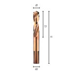 L111 Ø15 HSS Cobalt Spiralbohrer DIN 1897 HSS PZ-COBALT GRIP-2