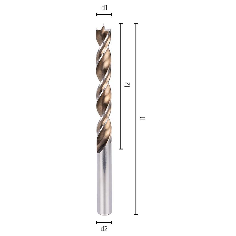 Alpen Drill L75 Ø4 Holzspiralbohrer TIMBER TWIST – Bild 3