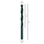 L142 Ø11,1 Spiralbohrer HSS DIN 338-2
